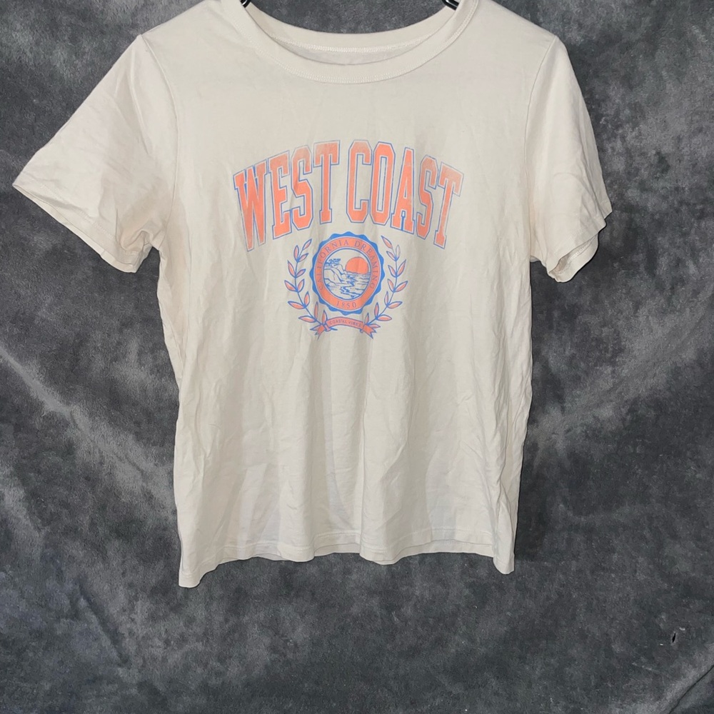 West Coast Graphic Cream T-Shirt